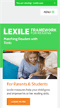 Mobile Screenshot of lexile.com